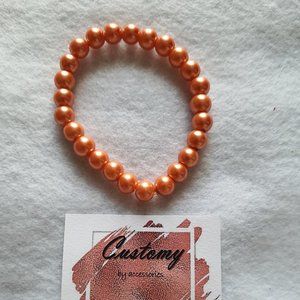 ORANGE PEARL BRACELET